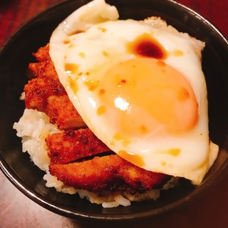 再現★岡田のカツ丼